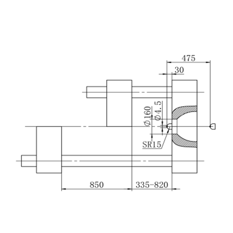 Höghastighetshybrid Formsprutningsmaskin med fast pump SLA528