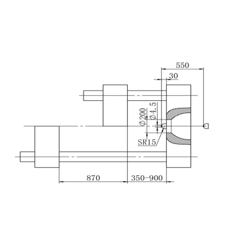 Stor storlek Fast pump formsprutningsmaskin SLA638